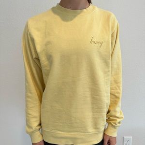 Brandy Melville Honey Crewneck